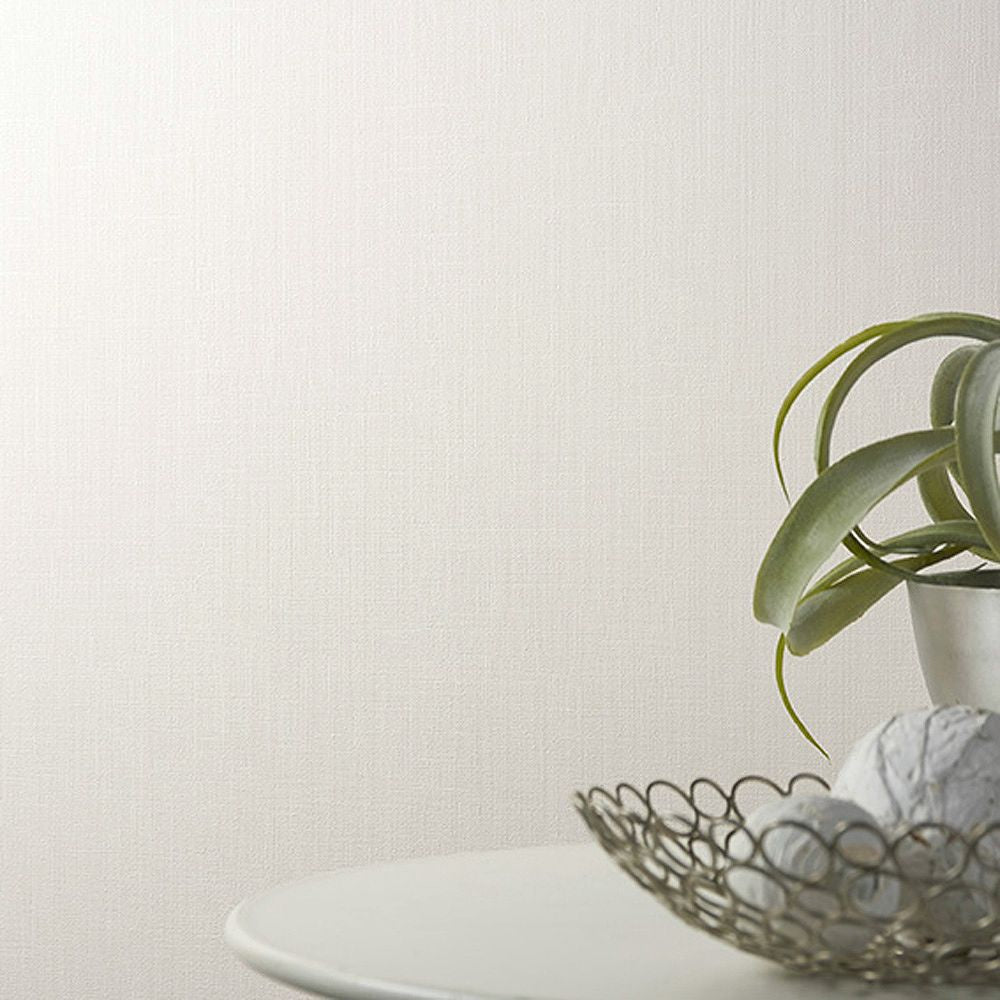 BB-2107 壁紙 のりなし クロス / シンコール / ベスト ホワイトの無地【50m巻】