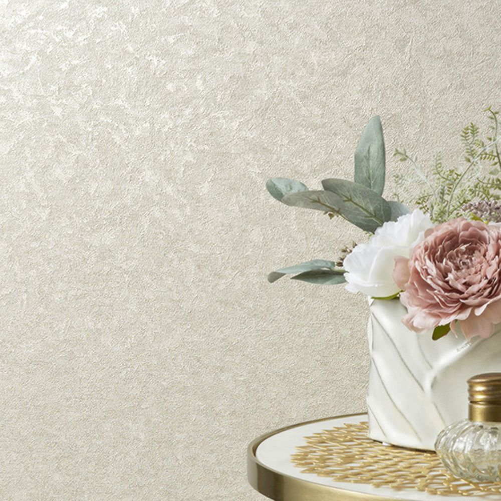 BB-2138 壁紙 のり付き クロス / シンコール / ベスト ベージュの無地【30m+施工道具セット】