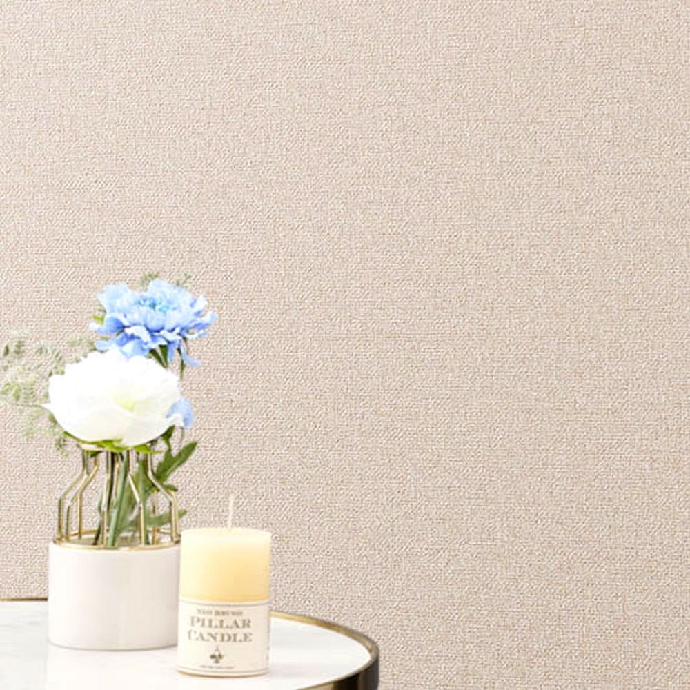 BB-2142 壁紙 のりなし クロス / シンコール / ベスト ベージュの無地【サンプル】