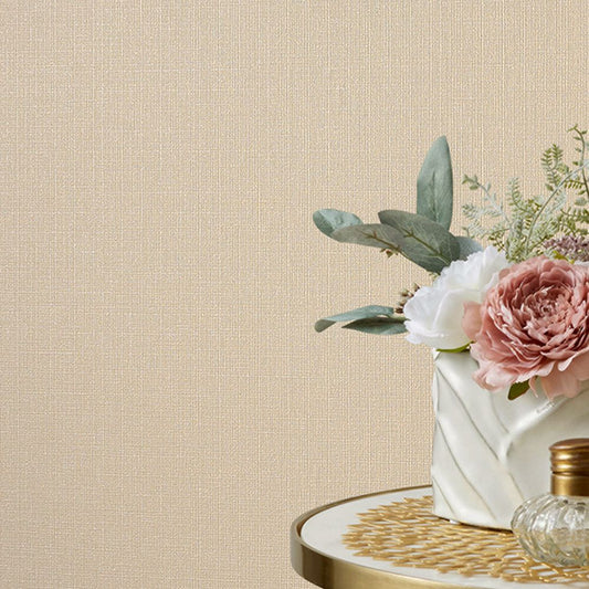 BB-2197 壁紙 のりなし クロス / シンコール / ベスト ベージュの無地【1m単位切り売り】