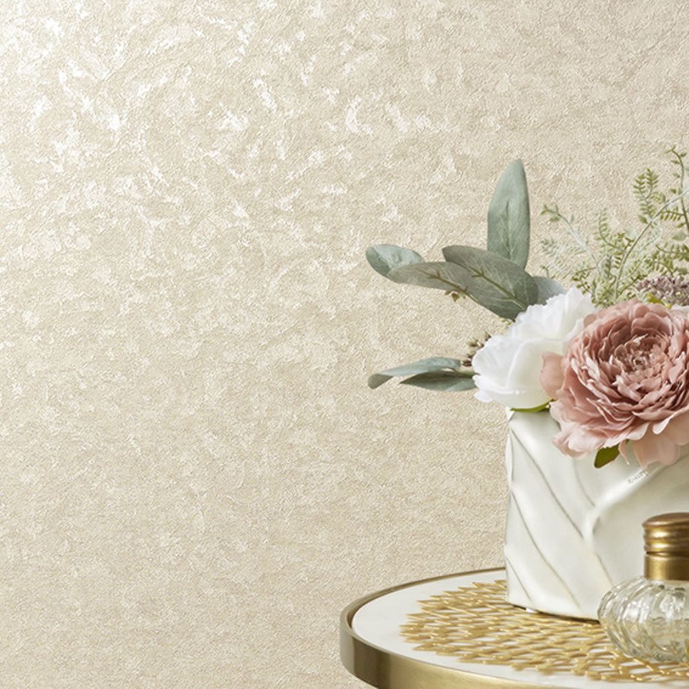 BB-2201 壁紙 のり付き クロス / シンコール / ベスト ベージュの無地【30mパック】