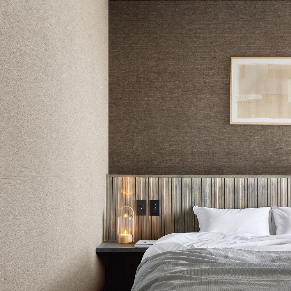 BB-2231 壁紙 のり付き クロス / シンコール / ベスト ブラウンの無地【10mパック】