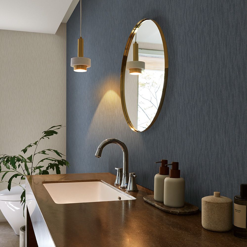 BB-2274 壁紙 のりなし クロス / シンコール / ベスト ブルーの無地【サンプル】