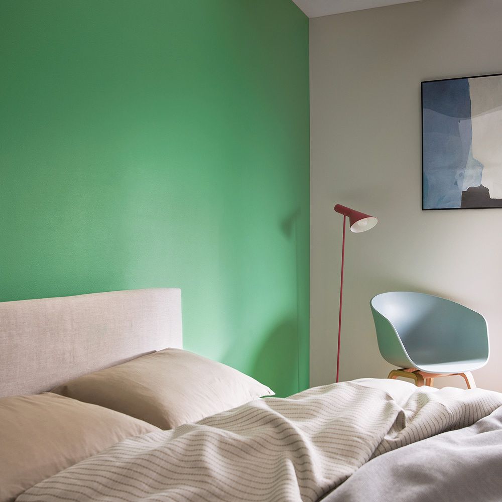 BB-2312 壁紙 のりなし クロス / シンコール / ベスト グリーンの無地【1m単位切り売り】