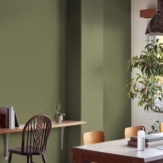 BB-2319 壁紙 のりなし クロス / シンコール / ベスト グリーンの無地【1m単位切り売り】