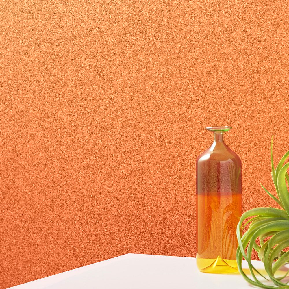 BB-2344 壁紙 のり付き クロス / シンコール / ベスト オレンジの無地【30m+施工道具セット】