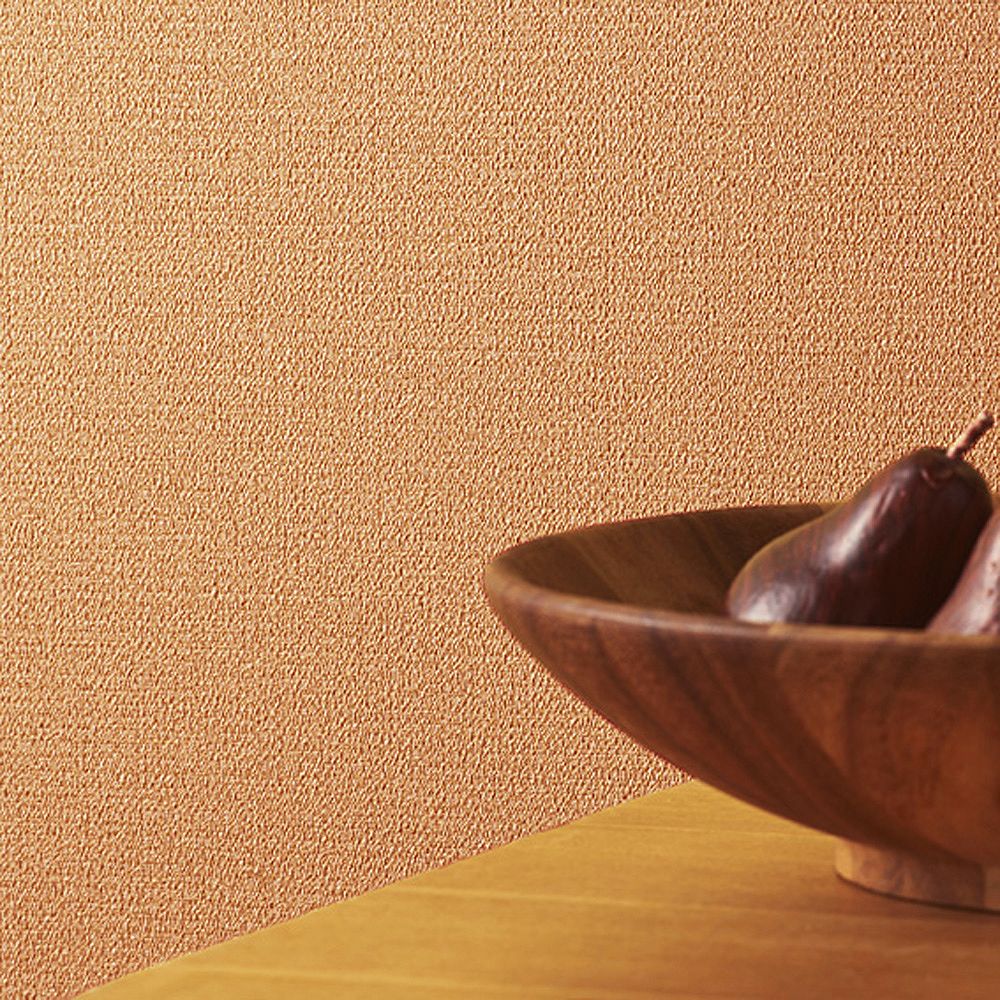 BB-2347 壁紙 のりなし クロス / シンコール / ベスト オレンジの無地【50m巻】