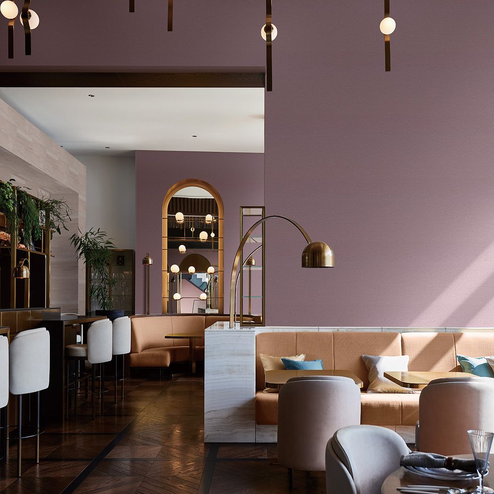 BB-2366 壁紙 のりなし クロス / シンコール / ベスト パープルの無地【サンプル】