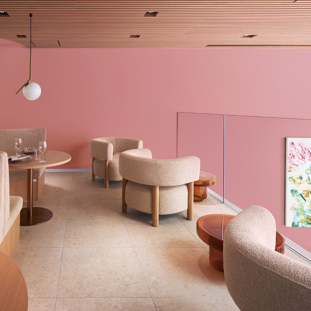 BB-2374 壁紙 のり付き クロス / シンコール / ベスト ピンクの無地【15m+施工道具セット】