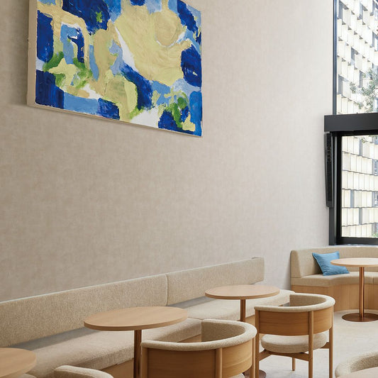 BB-2402 壁紙 のり付き クロス / シンコール / ベスト ベージュの無地【10m+施工道具セット】