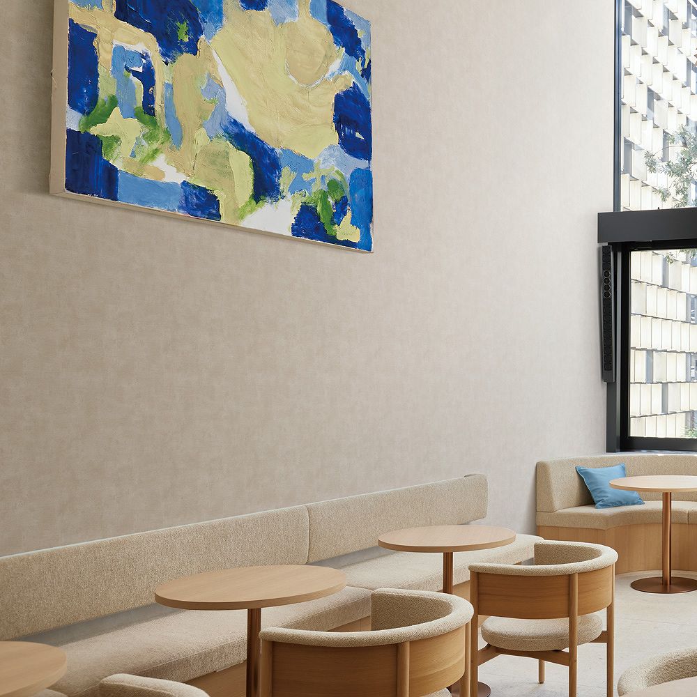 BB-2402 壁紙 のり付き クロス / シンコール / ベスト ベージュの無地【15m+施工道具セット】