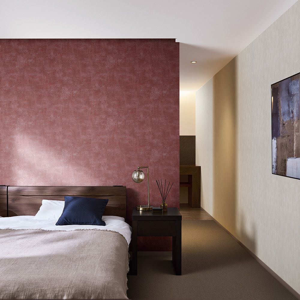 BB-2404 壁紙 のりなし クロス / シンコール / ベスト レッドの無地【サンプル】