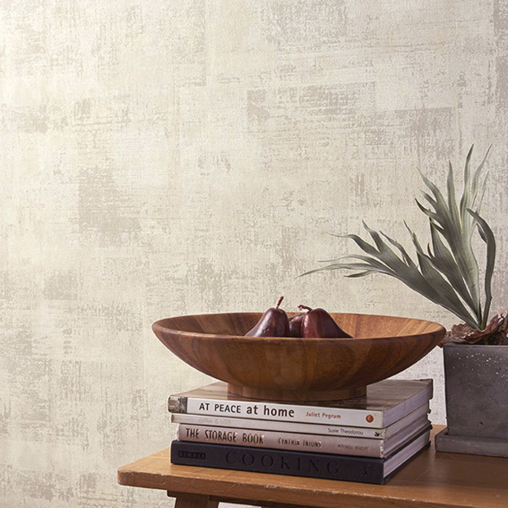 BB-2418 壁紙 のり付き クロス / シンコール / ベスト ベージュの無地【15m+施工道具セット】