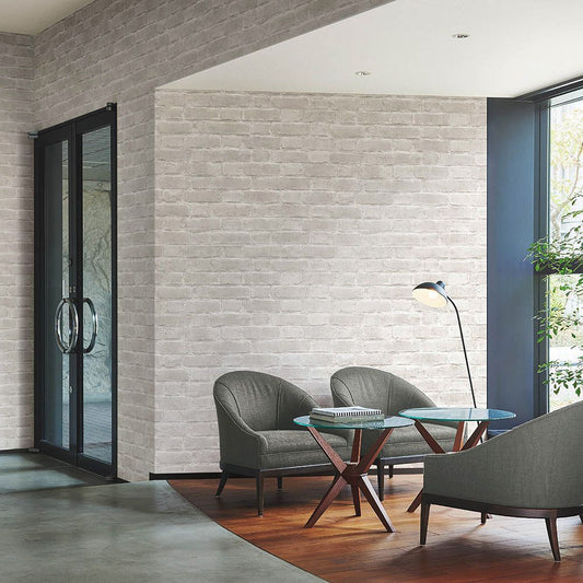 BB-2444 壁紙 のり付き クロス / シンコール / ベスト レンガ柄【30m+施工道具セット】