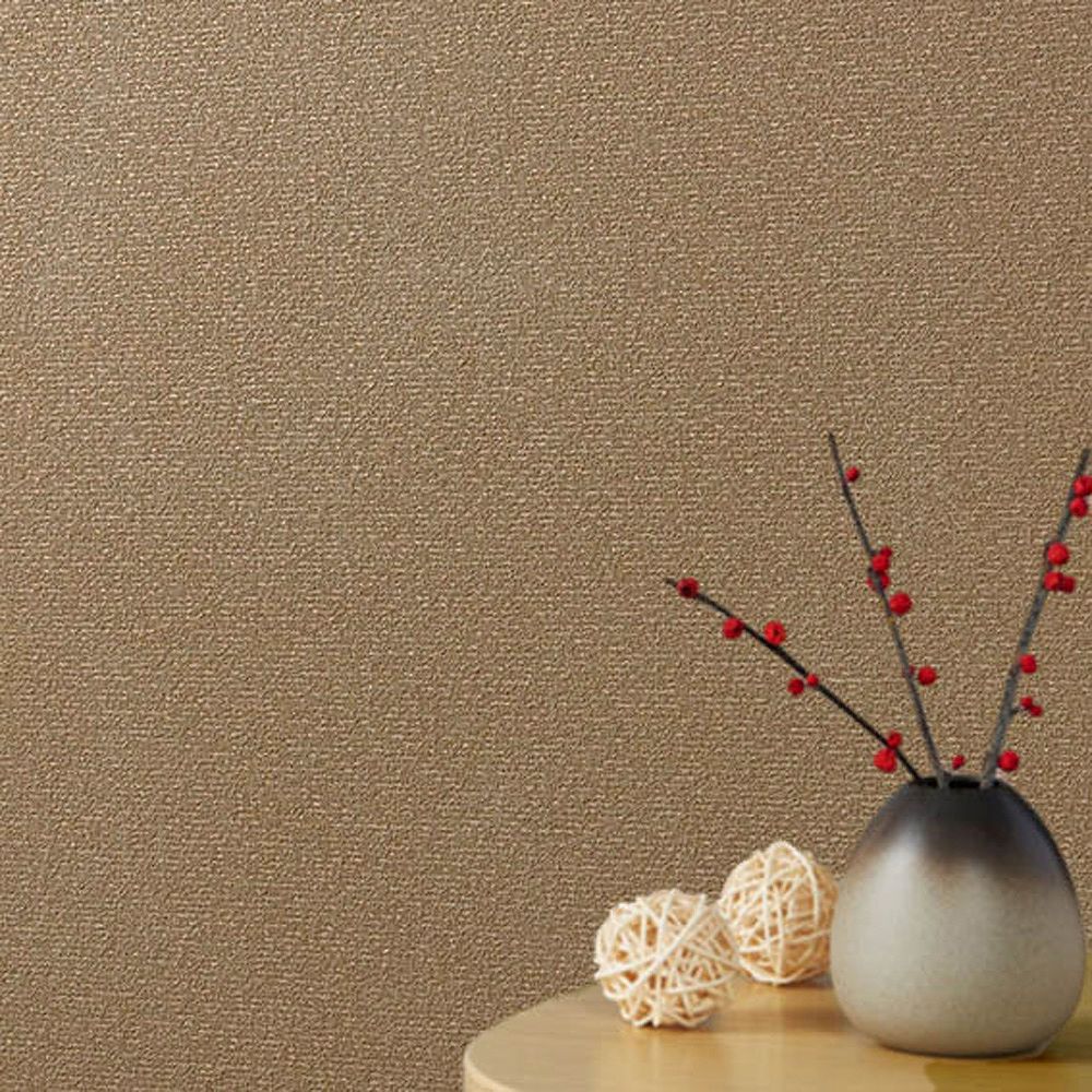 BB-2470 壁紙 のりなし クロス / シンコール / ベスト ブラウンの無地【1m単位切り売り】