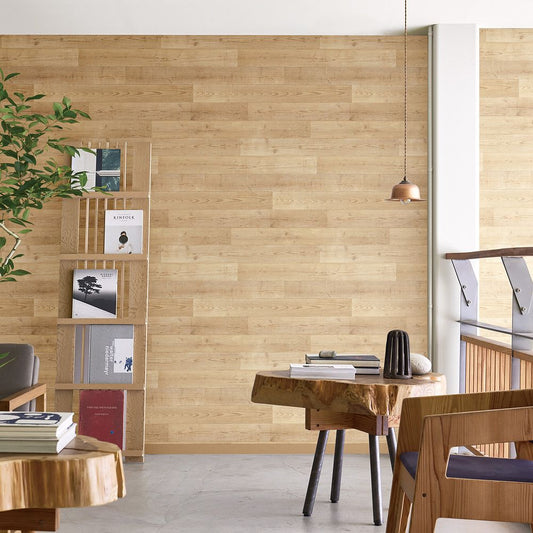 BB-2478 壁紙 のり付き クロス / シンコール / ベスト ナチュラル木目【30mパック】