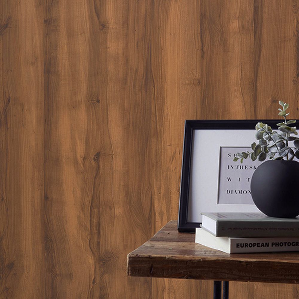 BB-2506 壁紙 のりなし クロス / シンコール / ベスト ダーク木目【50m巻】