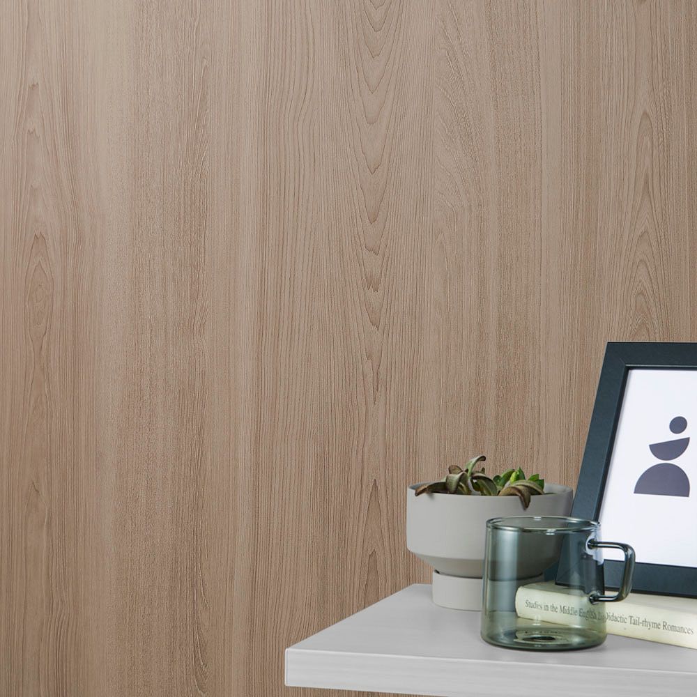 BB-2529 壁紙 のりなし クロス / シンコール / ベスト ホワイト木目【1m単位切り売り】