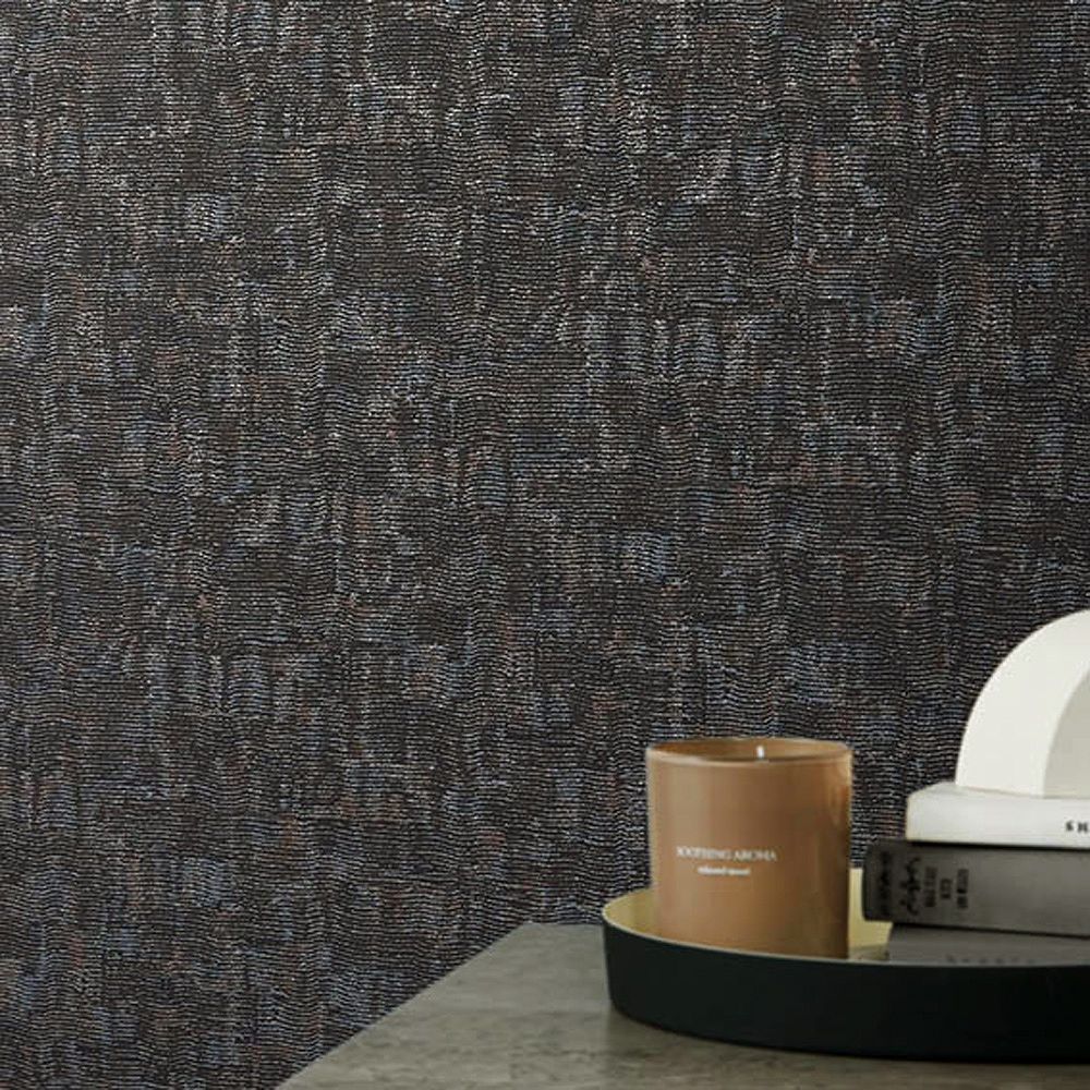 BB-2558 壁紙 のりなし クロス / シンコール / ベスト ブラックの無地【50m巻】