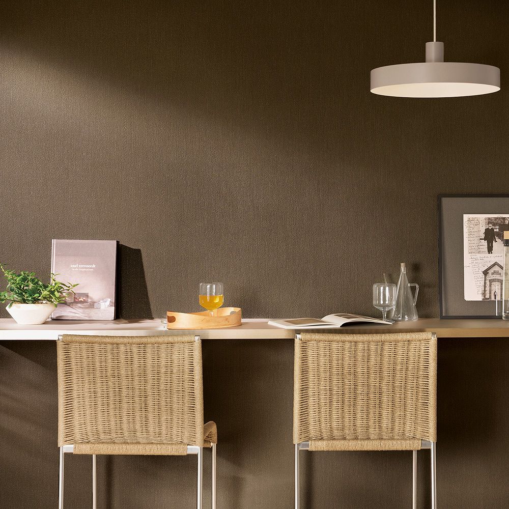 BB-2560 壁紙 のり付き クロス / シンコール / ベスト ブラウンの無地【10mパック】