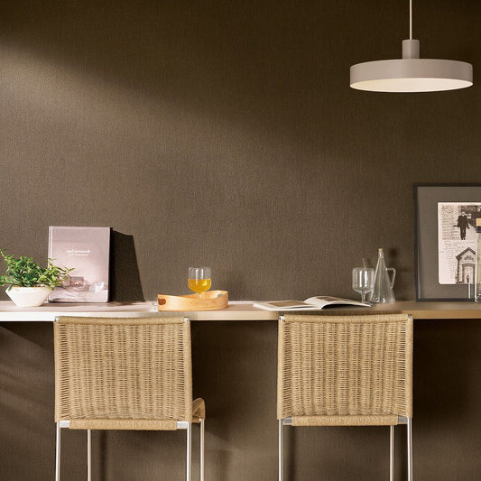 BB-2560 壁紙 のり付き クロス / シンコール / ベスト ブラウンの無地【15mパック】