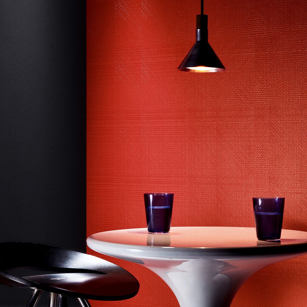 BB-2583 壁紙 のり付き クロス / シンコール / ベスト レッドの無地【15mパック】