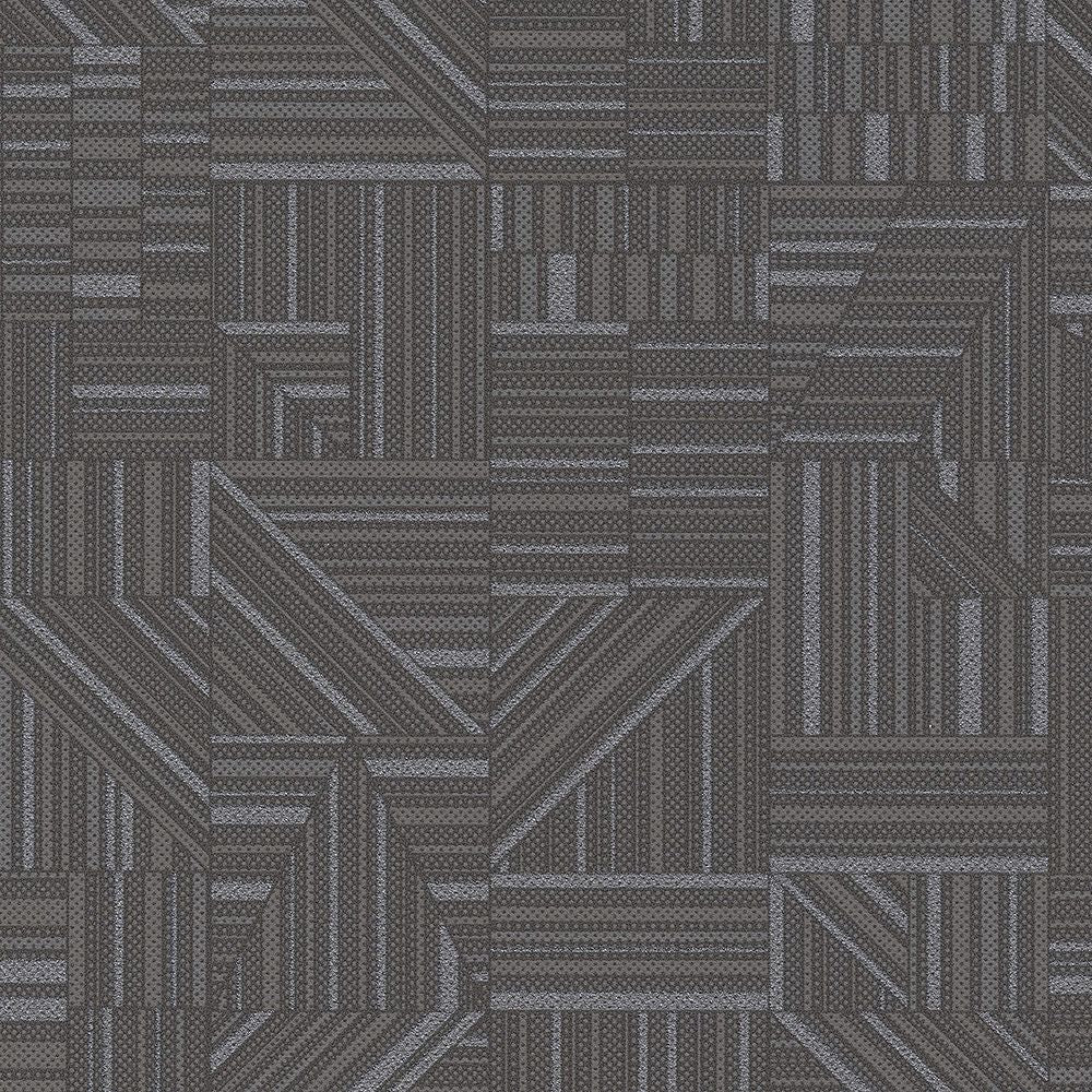 BB-2587 壁紙 のり付き クロス / シンコール / ベスト ブラックの無地【15mパック】