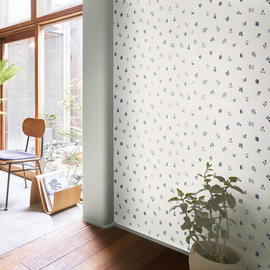 BB-2663 壁紙 のり付き クロス / シンコール / ベスト 花柄【10mパック】