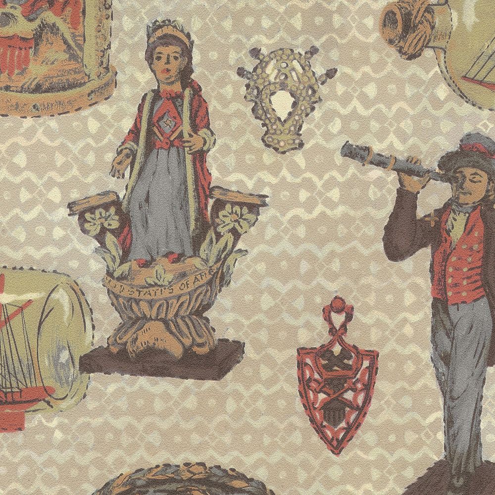 BB-2674 壁紙 のり付き クロス / シンコール / ベスト パターン柄【30m+施工道具セット】