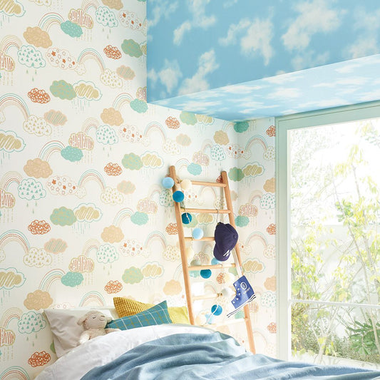 BB-2685 壁紙 のり付き クロス / シンコール / ベスト 子ども部屋におすすめ【10m+施工道具セット】