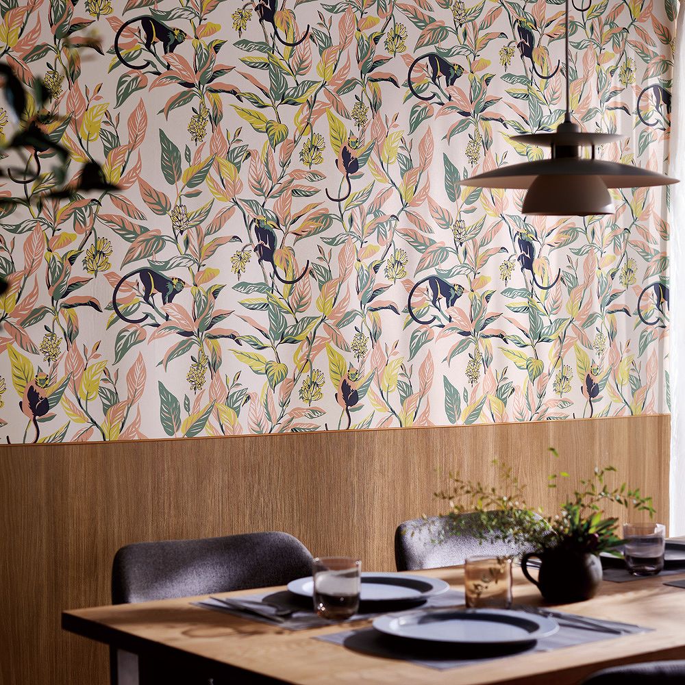 BB-2702 壁紙 のり付き クロス / シンコール / ベスト ボタニカル【1m単位切り売り】