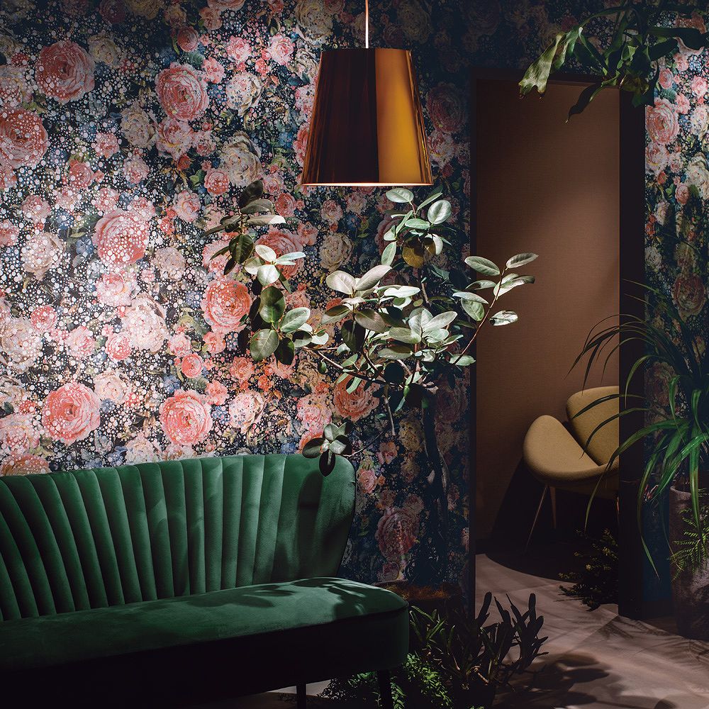 BB-2719 壁紙 のりなし クロス / シンコール / ベスト 花柄【1m単位切り売り】