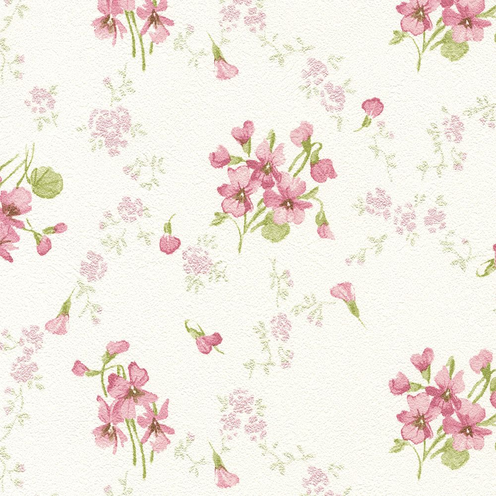 BB-2724 壁紙 のり付き クロス / シンコール / ベスト 花柄【15m+施工道具セット】