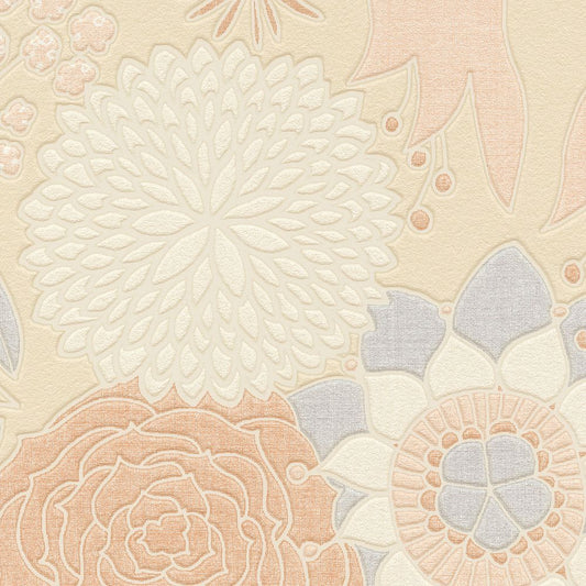 BB-2726 壁紙 のりなし クロス / シンコール / ベスト 花柄【サンプル】
