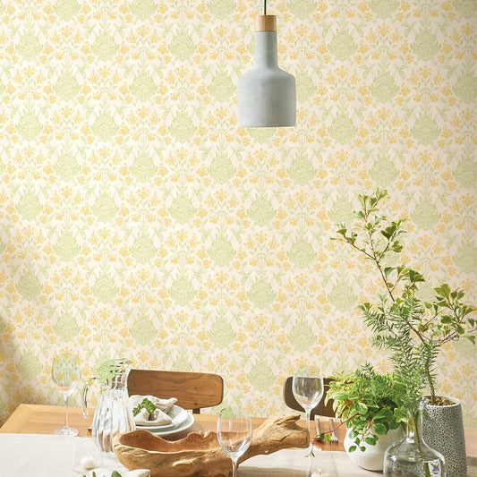 BB-2727 壁紙 のり付き クロス / シンコール / ベスト 花柄【30m+施工道具セット】