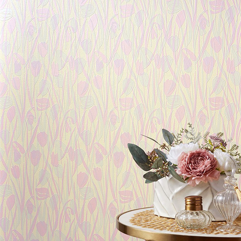 BB-2728 壁紙 のりなし クロス / シンコール / ベスト 花柄【50m巻】