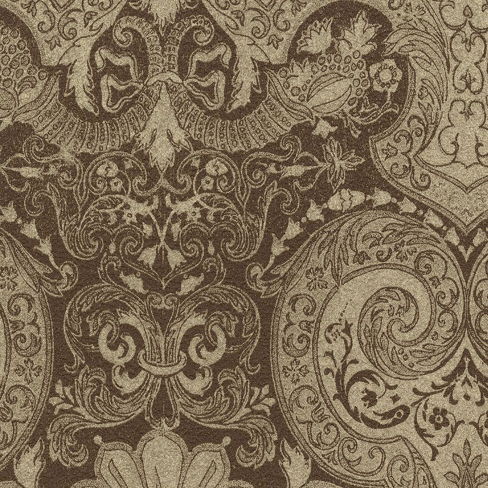 BB-2739 壁紙 のり付き クロス / シンコール / ベスト ブラウンの無地【10m+施工道具セット】