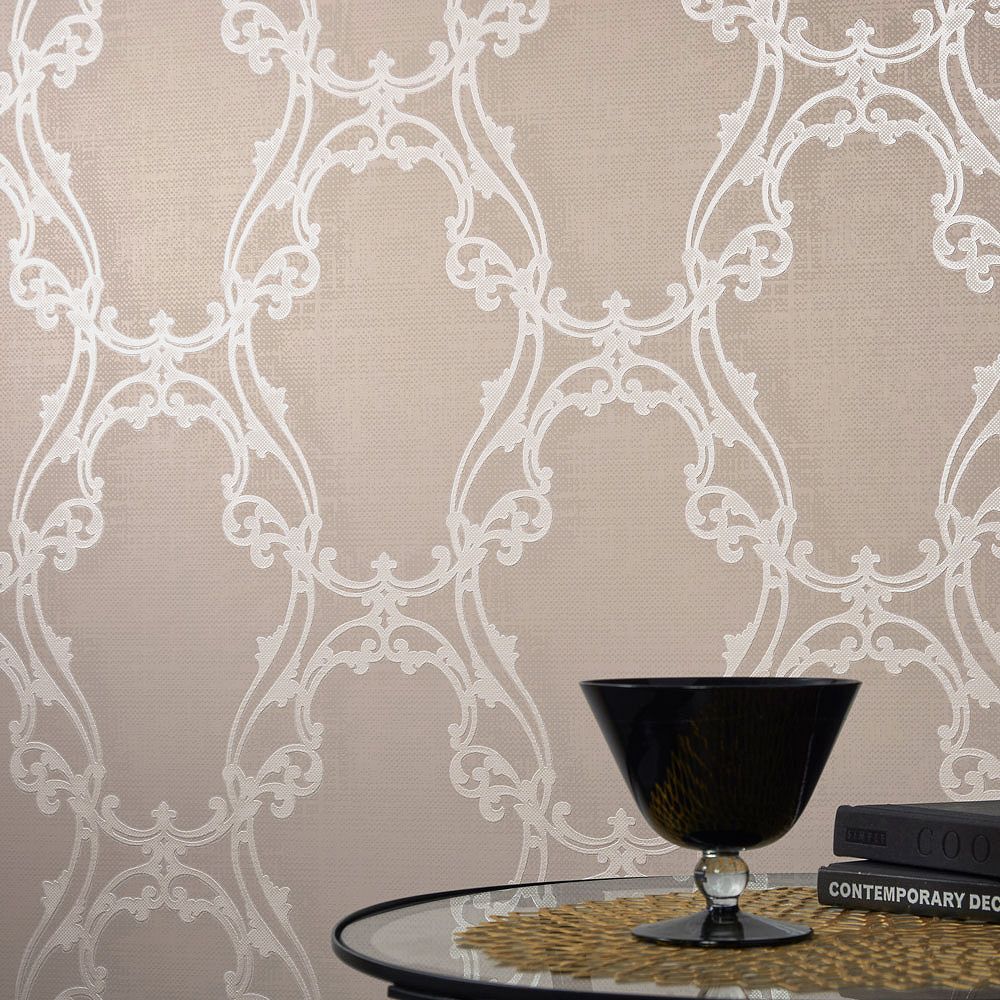 BB-2743 壁紙 のり付き クロス / シンコール / ベスト ピンクの無地【10m+施工道具セット】