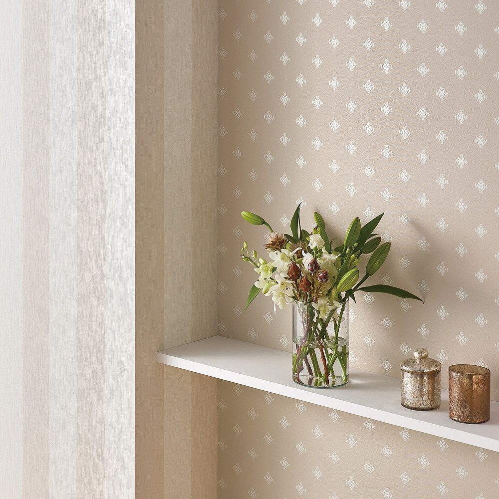 BB-2771 壁紙 のり付き クロス / シンコール / ベスト ベージュ【10m+施工道具セット】