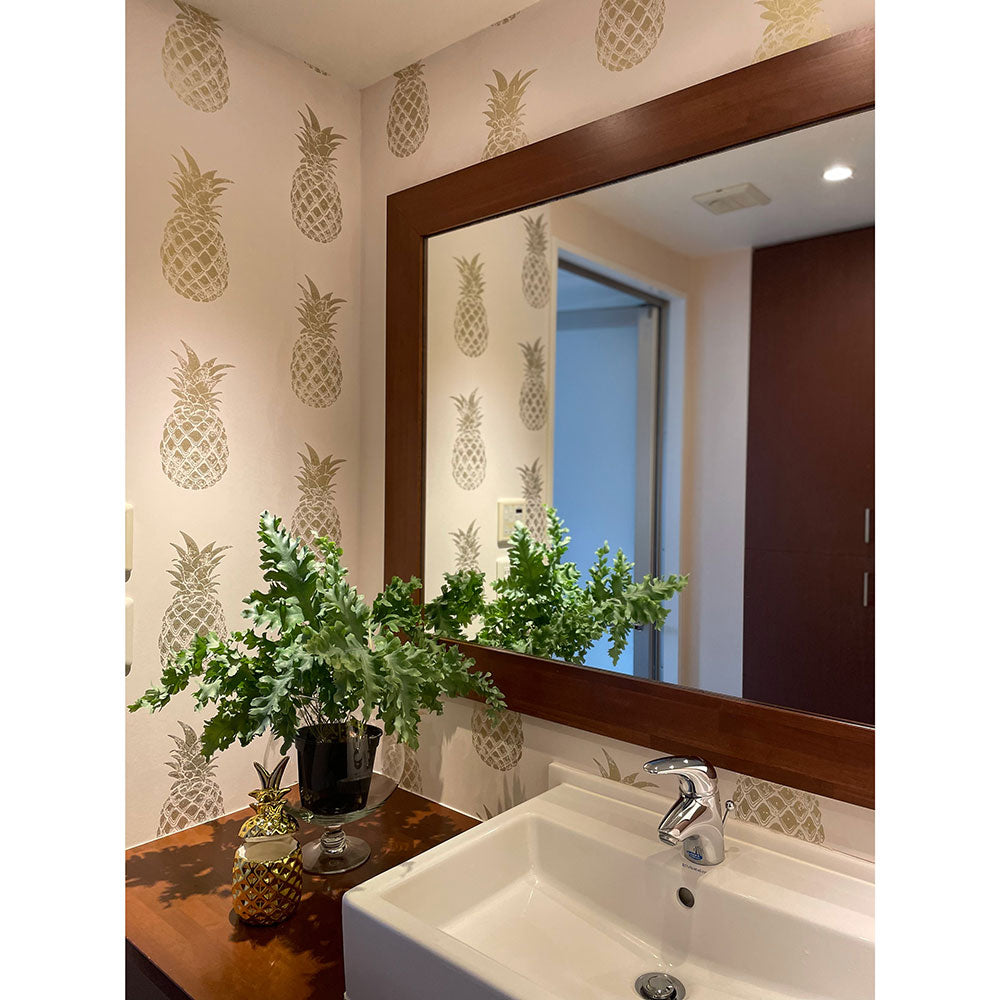 輸入壁紙 Barneby Gates(バーナビー・ゲイツ) / WALPA edition / Pineapple Gold on Parchment BG1200203