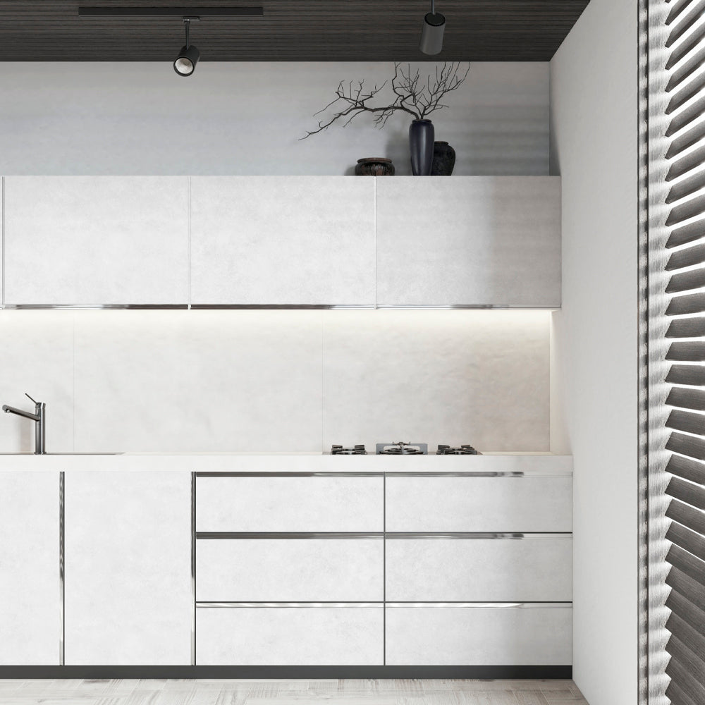 貼ってはがせる シール壁紙 「Hatte me! (ハッテミー)」 リメイクシート コンクリート  (65cm×2.6mサイズ)  CONC-01 / Fog