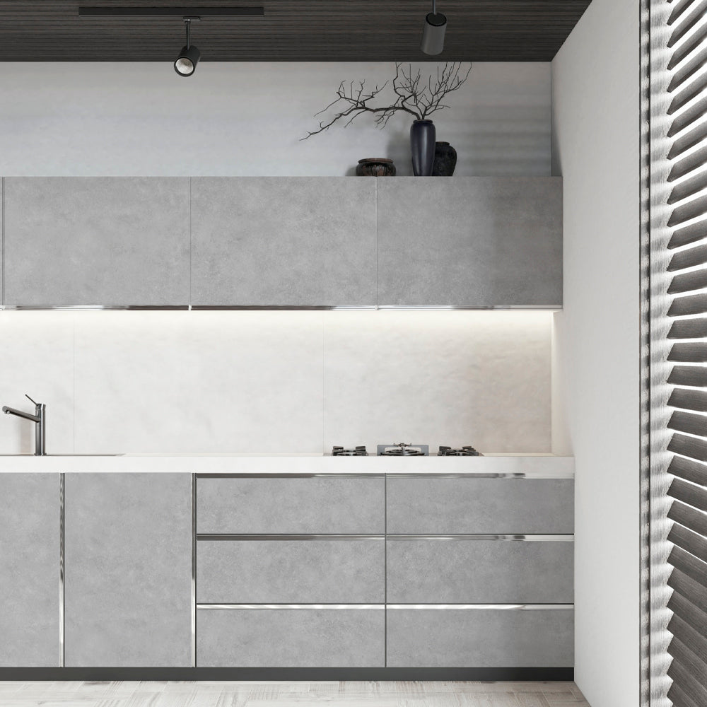 貼ってはがせる シール壁紙 「Hatte me! (ハッテミー)」 リメイクシート コンクリート  (65cm×1mサイズ)  CONC-03 / Cloudy