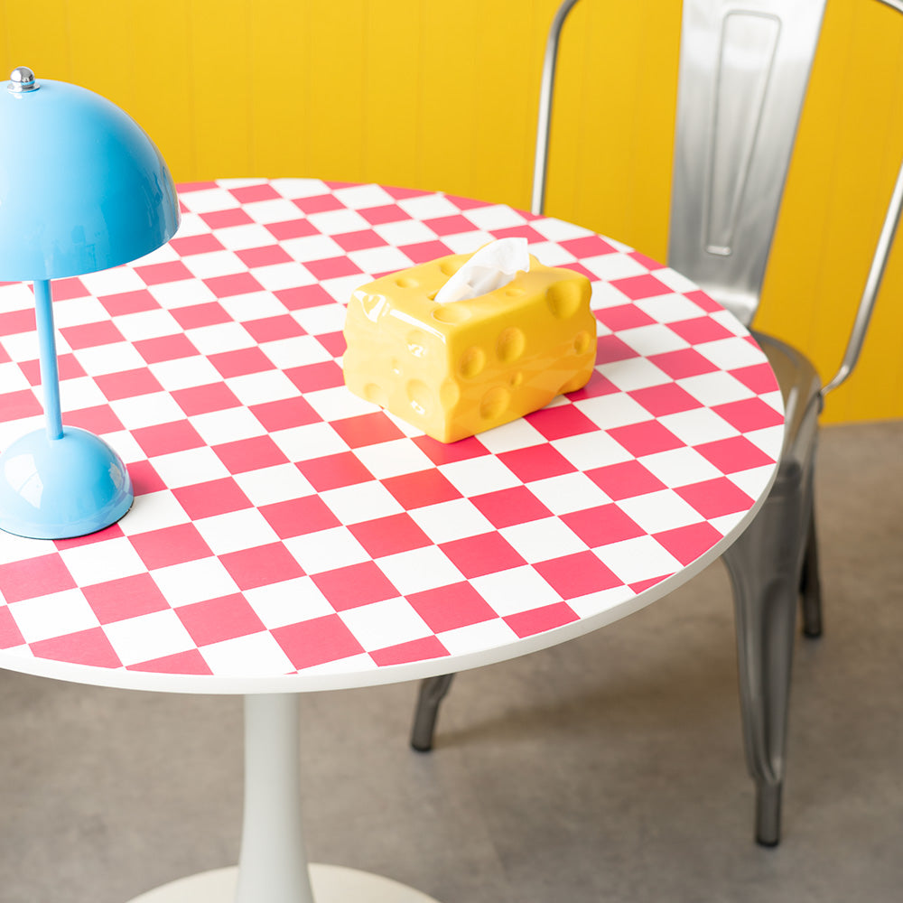 【在庫限り】マステ感覚で貼る壁紙 EASY WALL TAPE チェッカー/レッド EWP02 What’s poppin? イージーウォールテープ （幅23cm×6m）