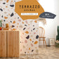 貼ってはがせる TERRAZZO Sticker テラゾーステッカー アンニュイカラーズ 1枚売り 耐水 ビニールタイプ HMST-TRZ-EC01 【メール便で発送】