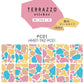 貼ってはがせる TERRAZZO Sticker テラゾーステッカー ポップカラーズ 1枚売り 耐水 ビニールタイプ HMST-TRZ-PC01 【メール便で発送】