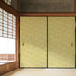 ふすまリメイクシート 消臭シールタイプ 大正ロマン しょうが (約185cm×94cm)