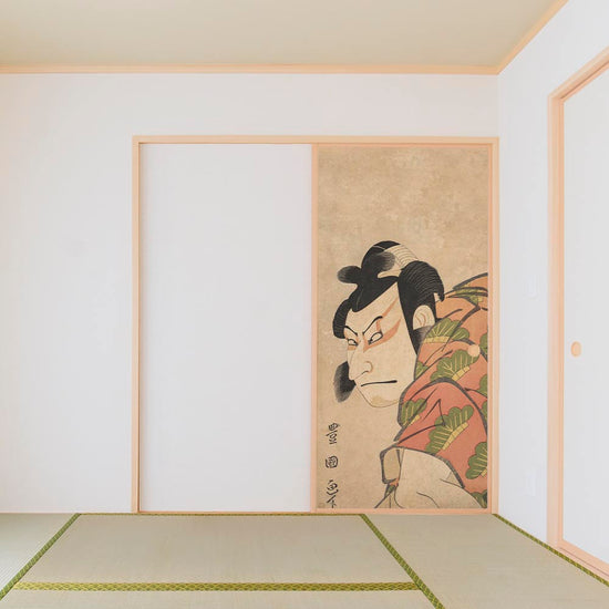 ふすまリメイクシート 消臭シールタイプ 歌川豊国 二代目中村仲蔵の松王丸 (約185cm×94cm)