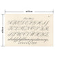 Hattan Art Poster ハッタンアートポスター Cursive fonts / HP-00002 Sサイズ(45cm×30cm)