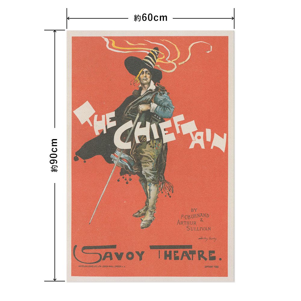 Hattan Art Poster ハッタンアートポスター "The Chieftain" / HP-00010 Lサイズ(60cm×90cm)