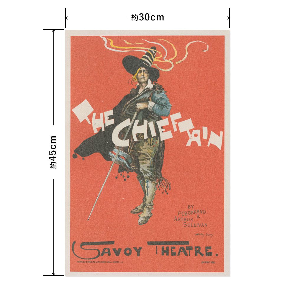 Hattan Art Poster ハッタンアートポスター "The Chieftain" / HP-00010 Sサイズ(30cm×45cm)